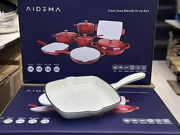 aidema: Набор чугунной посуды AIDEMA — Cast Iron Dutch Oven Set — 5