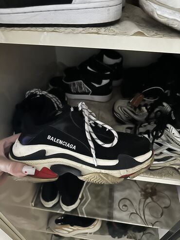 Krossovka ve ketlər: Balenciaga, Ölçü: 38, rəng - Qara, İşlənmiş