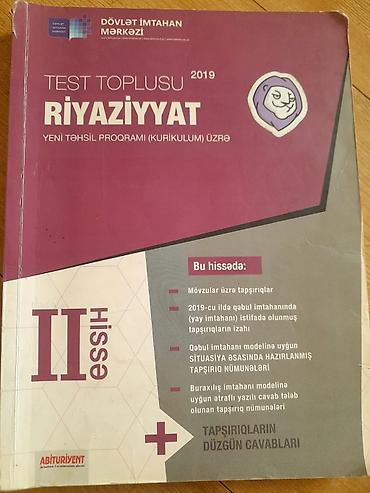Kitablar və jurnallar: Tədris və abituriyent hazırlığı üçün yardımçı kitablar paketi ikinci — 9