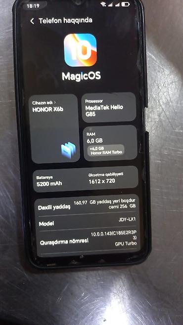 xiaomi poco f6: Honor X6b, 256 GB, rəng - Qara, İki sim kartlı — 3