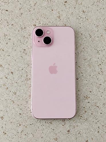 aux iphone: IPhone 15, 128 GB, Çəhrayı, Face ID — 5