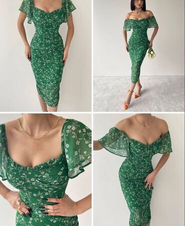 купить шикарное вечернее платье: S (EU 36), цвет - Зеленый, Вечернее
