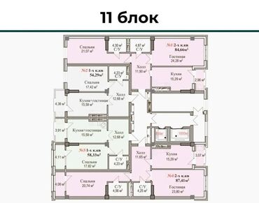 1 комн квартира бишкек в Кыргызстан | Долгосрочная аренда квартир: Продаётся 1 комнатная квартира в самом востребованном районе города