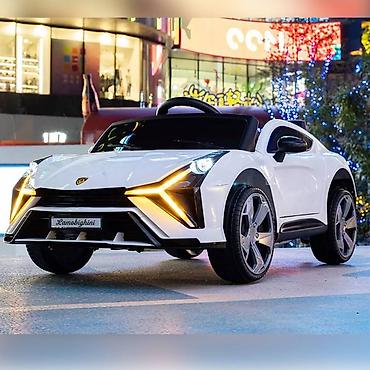 lambo: Uşaq elektrik avtomobili Lamborghini Black Full Version Uşaq — 5