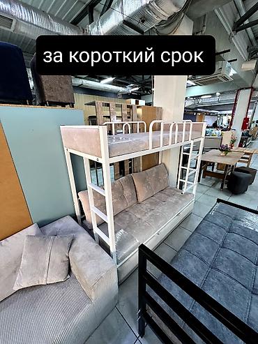 bunk bed: Двухъярусная кровать, Новый, С выкатной системой — 2