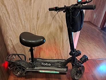 marka: Real alıcıya endirim var. Elektrik skuter – Toba markalı, oturacaqlı — 5