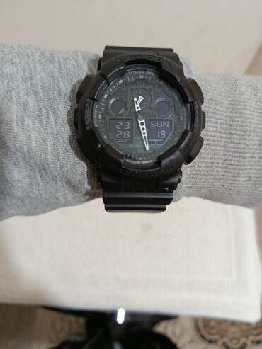 Аксессуарлар: Спорттук сааттар саат, Casio (G-Shock), Суу өткөрбөөчү, Асыл нуска, Эркектердики, Колдонулган