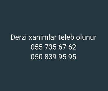 dərzi axtarılır: Портной требуется, Гибкий график