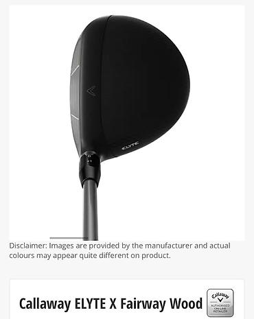 Callaway ELYTE X Fairway 5 Wood Для гольфа. Фервейный вуд с