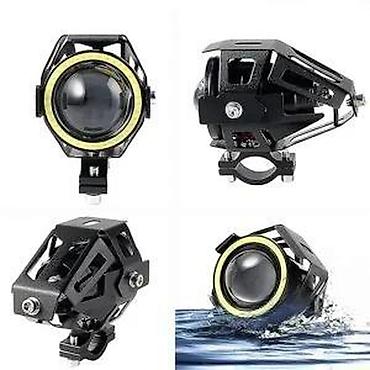 Auto delovi, gume i tjuning: Led far projektor za motor angel eyes - 2 komada. Led far projektor za — 9