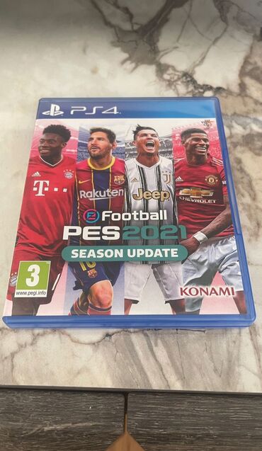 PS4 (Sony Playstation 4): Pes 2021 diski satilir.ideal veziyyetdedir. hec bir problemi yoxdur