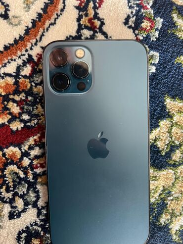 оригинальный чехол на редми 9: IPhone 12 Pro, Б/у, 128 ГБ, Pacific Blue, Зарядное устройство, Чехол, 79 %