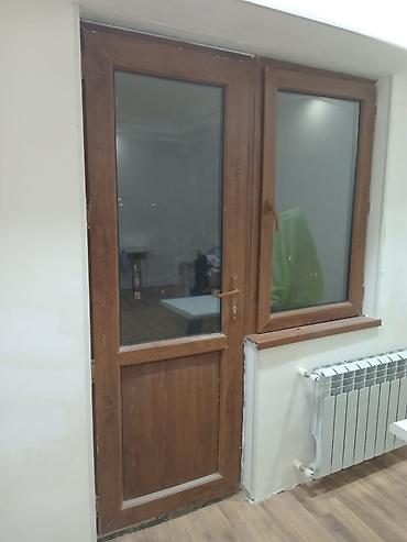 plastic qapi: PVC pəncərə və balkon qapısı dəsti 3-lü dəst 190 azndir - Material — 3