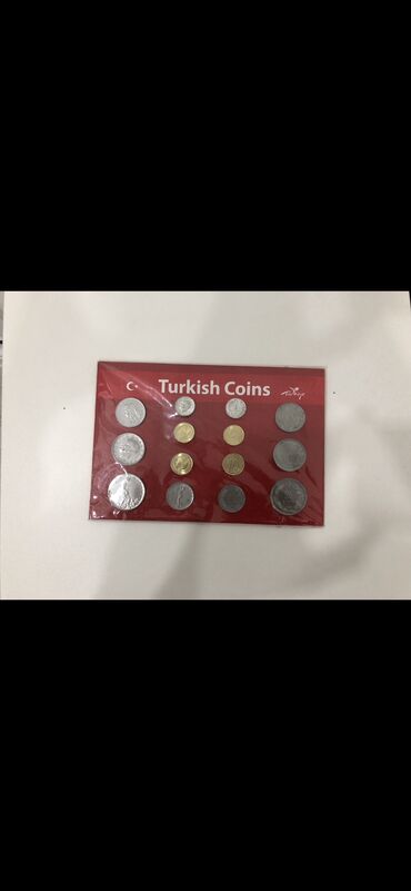 qızıl sikkə: Özel para kolleksiyonu. Turkiyeden alinib.15 azn