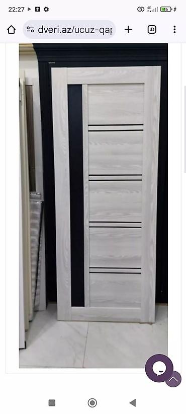 qapi bezekleri: Qonaq otağı üçün Yeni Otaq qapısı 90x205 sm Naliçnik ilə, Zəmanətli, Ödənişli quraşdırma, Pulsuz çatdırılma — 4