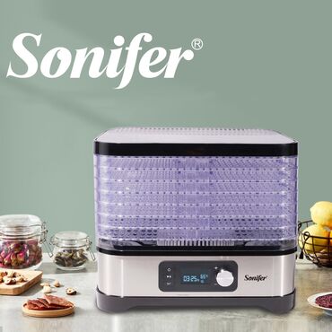 qəhvə aparati: Сушилка для овощей и фруктов Sonifer, Больше 7 отделений, Новый