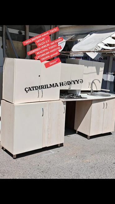 Divan və masa dəstləri: *260₼ MƏTBƏX mebeli :-TƏCİLİ SATILIR*‼️ ÖLÇÜ:-2.5 ÜZƏRİNDƏ