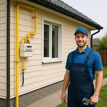 Газификация: Газификация, Монтаж газопровода, Подключение к внешним сетям, Установка газового оборудования — 2