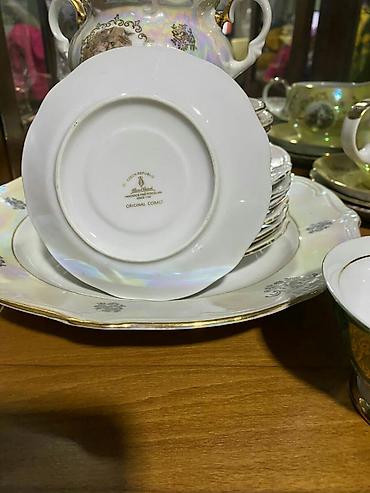 çay servis: Çay dəsti, rəng - Yaşıl — 7