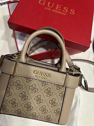 Çantalar: Guess mini əl çantası Brandluxdan 70’e alinib hec ishlenmeuib! — 4