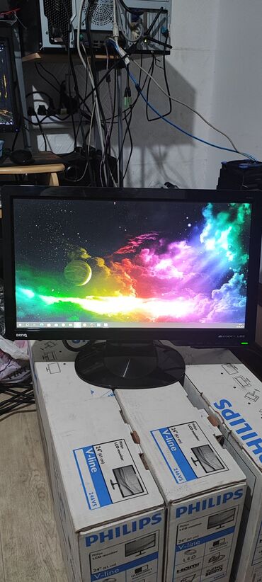 мониторы для компьютера: Монитор, Benq, Колдонулган, LED, 19" - 20"