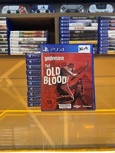 video reqistrator: Wolfstein The Old Blood-PS4 diski Oyun diski tam işlək vəziyyətdədir — 1