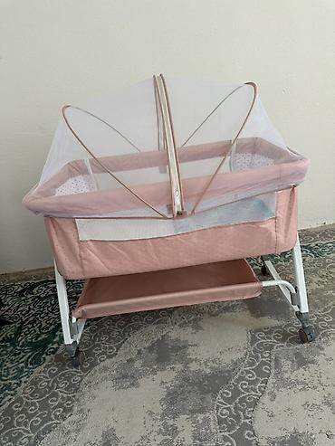 новорожденный комплект: Люлька, Новый, Колыбель, Металл, цвет - Розовый — 2
