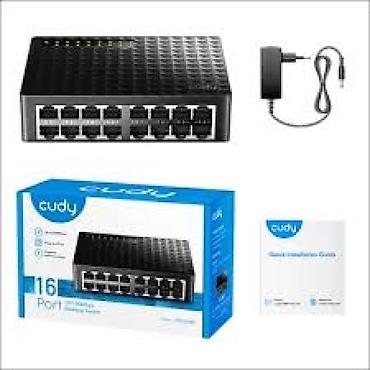 tab s10: Cudy FS1016D 16 Port 10/100 Mbps Unmanaged Desktop Switch Cudy — 1