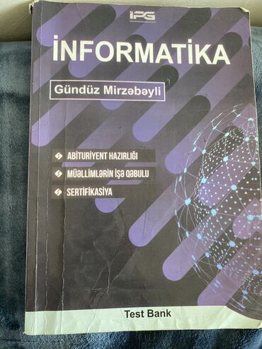 informatika test bankı: Informatika.Gunduz Mirzebeyli .5 manat icerisi yazili deyil