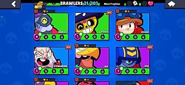 Аренда оборудования: Brawl Stars oyun hesabı - Kupa: 1065 - Brawl Pass səviyyəsi: 15 - — 7