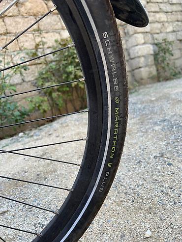 Elektrik velosipedlər: İşlənmiş Elektrik velosipedi 28", sürətlərin sayı: 10, 750 < Vt, Ünvandan götürmə — 17