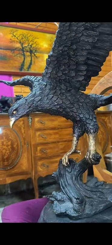 statuetka heykel: Fiqur, Metal, rəng - Qara — 4
