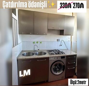 Masa və oturacaq dəstləri: *Mətbəx mebellərinin sifarişlə hazırlanması✔️* Ölçü : 2metr: *270₼*