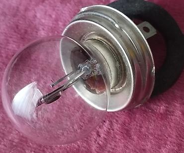 Ehtiyat hissələri: Avtomobil farası üçün halogen lamp (H4 tipli görünüş) - Geniş şüşə — 1