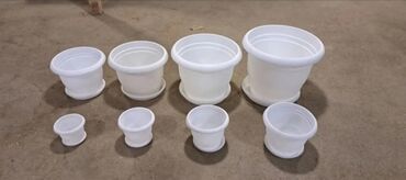 Bitkilər üçün dibçəklər: Dibcek dibcek qabi yuvarlaq rengli gul qabi yumru rengli Dibcek — 2