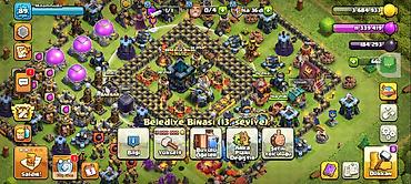 maşın oyun: Clash of Clans hesabı – TH13 - Bələdiyyə Binasi: 13-cü səviyyə - Kənd — 2