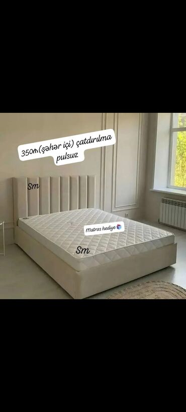 Çarpayılar: Yeni, İkinəfərlik çarpayı, Bazasız, Matras ilə, Siyirməsiz, Türkiyə -da lalafo.az — 7 Çarpayılar: Yeni, İkinəfərlik çarpayı, Bazasız, Matras ilə, Siyirməsiz, Türkiyə — 7