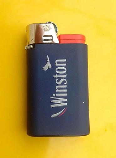 Upaljači i prateća oprema: Pall Mall Winston Lucky Ciprus ISPRAVAN upaljač Made in FRA. Cena za — 7