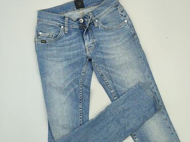 spodnie jeans dzwony: Jeansy, S, stan - Dobry