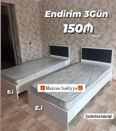 kravat ölçüleri: - Tək nəfərlik ağ çarpayı - Başlıq hissəsi qara rəngli yumşaq panel — 1