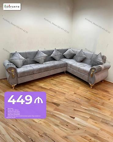 samlar: Künc divan – zərif dizayn və rahatlıq - Ölçülər: 280 x 200 sm - — 1