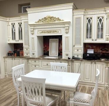 Sifarişlə mətbəx mebeli: Sifarişlə mətbəx dəsti, Özü çəkən petlələr, MDF, Kredit yoxdur — 9