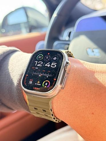 google pixel watch 2: Apple Watch Ultra (49 мм), титановый корпус, оливковый спортивный — 2