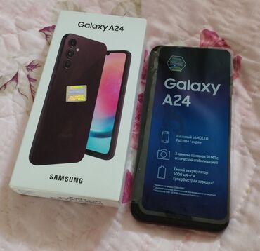 adapter başlığı: Samsung Galaxy A24 4G, 128 ГБ, Гарантия, Сенсорный, Отпечаток пальца