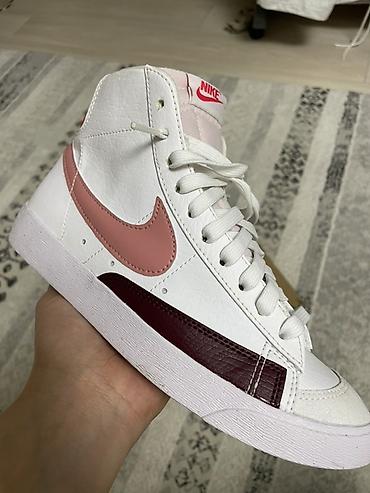 блейзеры найк: Кроссовки, 38.5, Nike, Новый, цвет - Белый, Самовывоз — 1