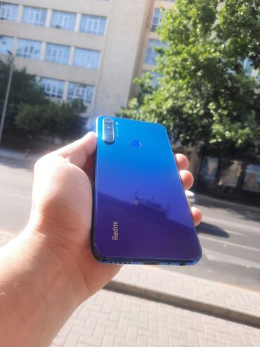 телефон fly книжка: Redmi Note 8, 64 ГБ, цвет - Синий, Гарантия, Отпечаток пальца, Беспроводная зарядка