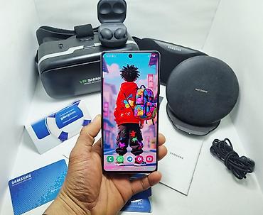 Samsung: Samsung Galaxy S10, Б/у, 256 ГБ, цвет - Черный, 1 SIM, 2 SIM, eSIM — 1