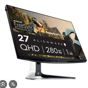 TV və video: Alienware 27 düymlük QHD oyun monitoru. AMD FreeSync Premium Pro