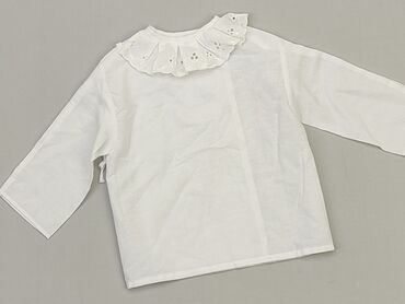 biała bluzka do zakietu: Bluzka, 0-3 m, stan - Dobry