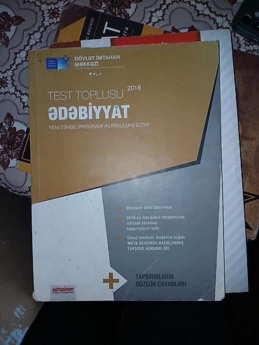 kitab rəf: Məhsul: “Test Toplusu – Ədəbiyyat (Yeni Təhsil Proqramı üzrə), 2019” – — 1